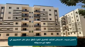 4 مدن جديدة.. الإسكان تكشف تفاصيل تنفيذ شقق سكن لكل المصريين في خطوة غير مسبوقة